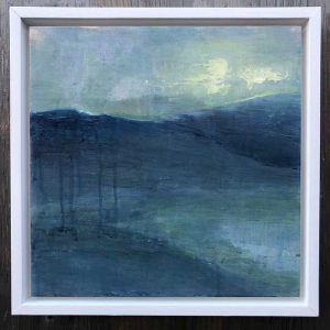 small framed landscape painting